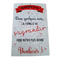 Annonce Grossesse - Puzzle