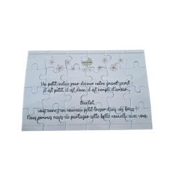 Annonce Grossesse - Puzzle