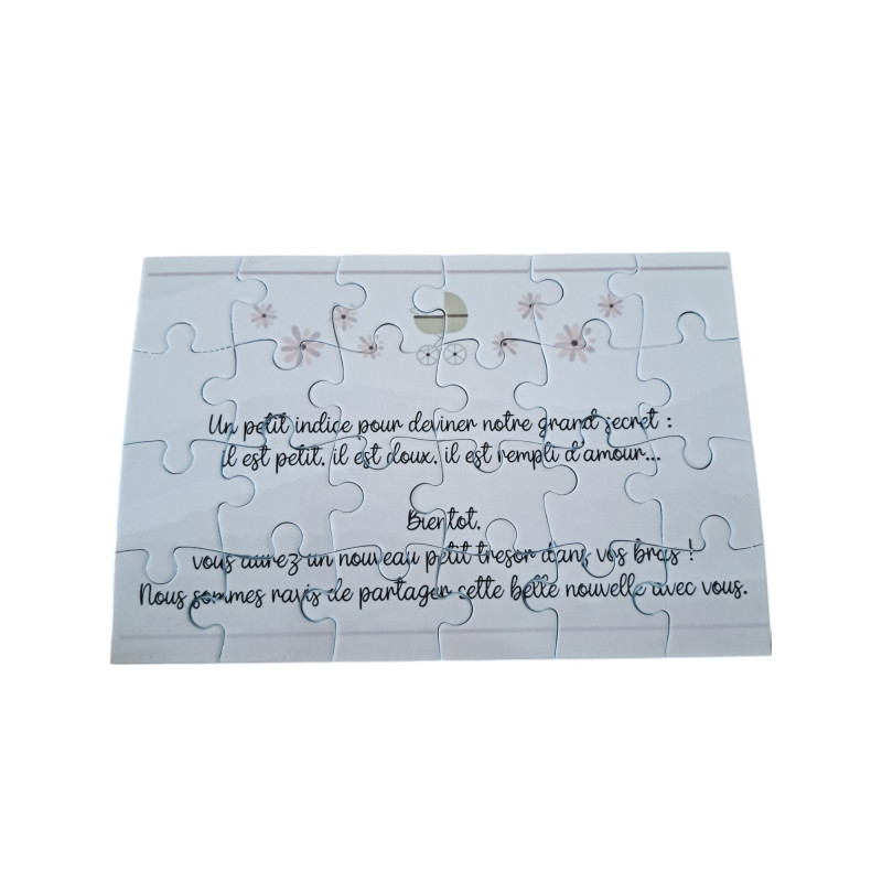 Annonce Grossesse - Puzzle