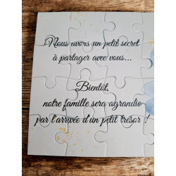 Annonce Grossesse - Puzzle