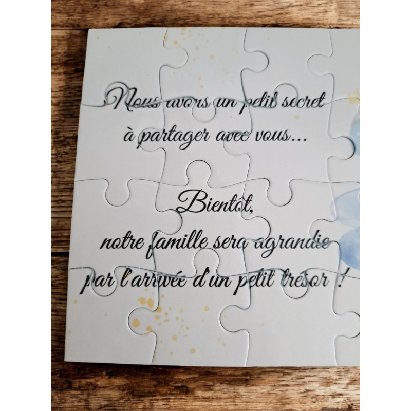 Annonce Grossesse - Puzzle