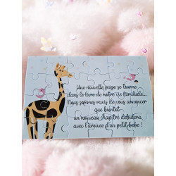 Annonce Grossesse - Puzzle