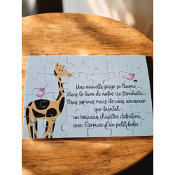 Annonce Grossesse - Puzzle