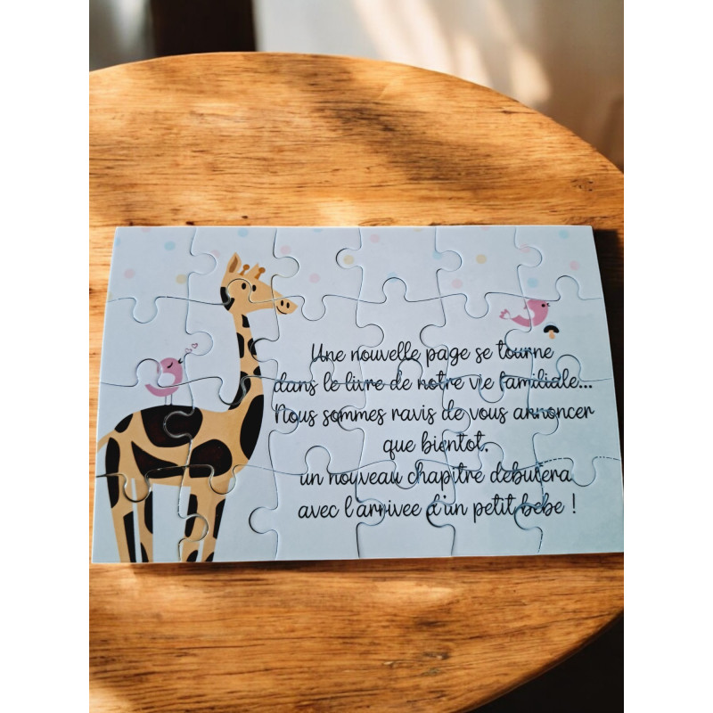Annonce Grossesse - Puzzle