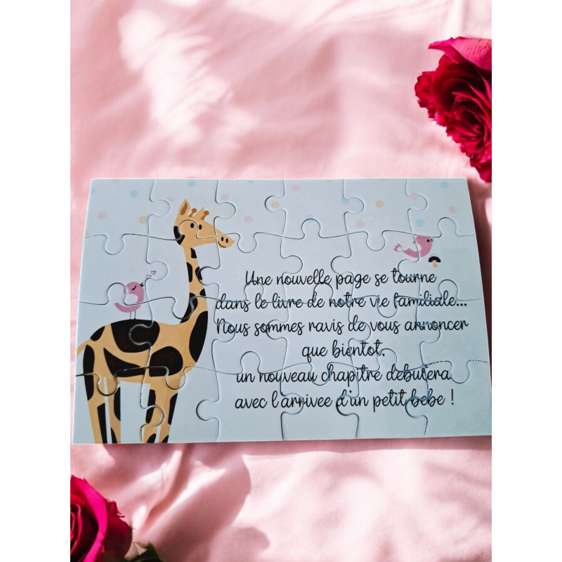 Annonce Grossesse - Puzzle