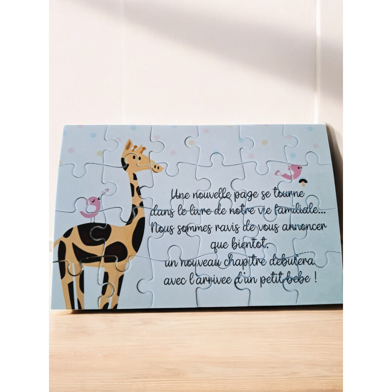 Annonce Grossesse - Puzzle