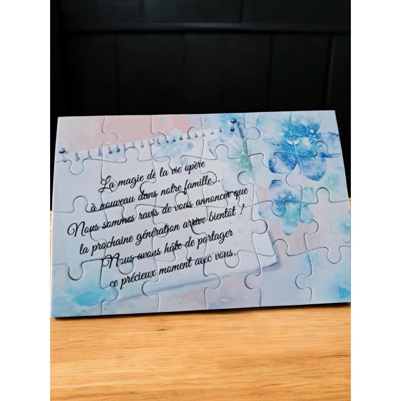 Annonce Grossesse - Puzzle