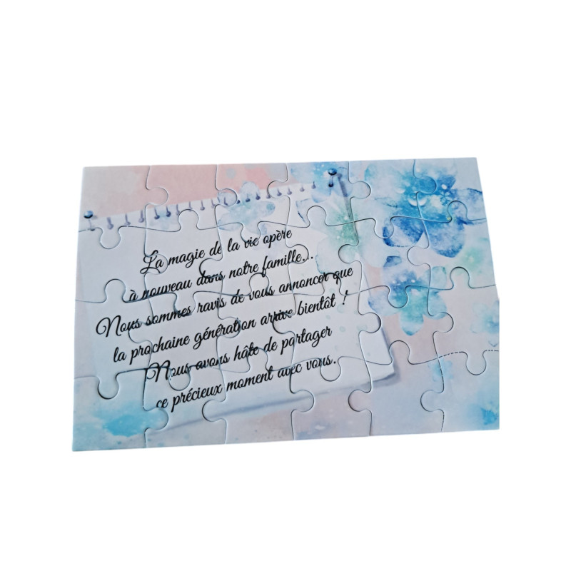 Annonce Grossesse - Puzzle
