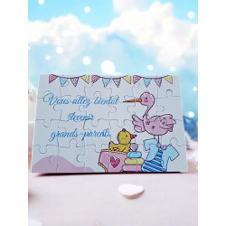 Annonce Grossesse - Puzzle