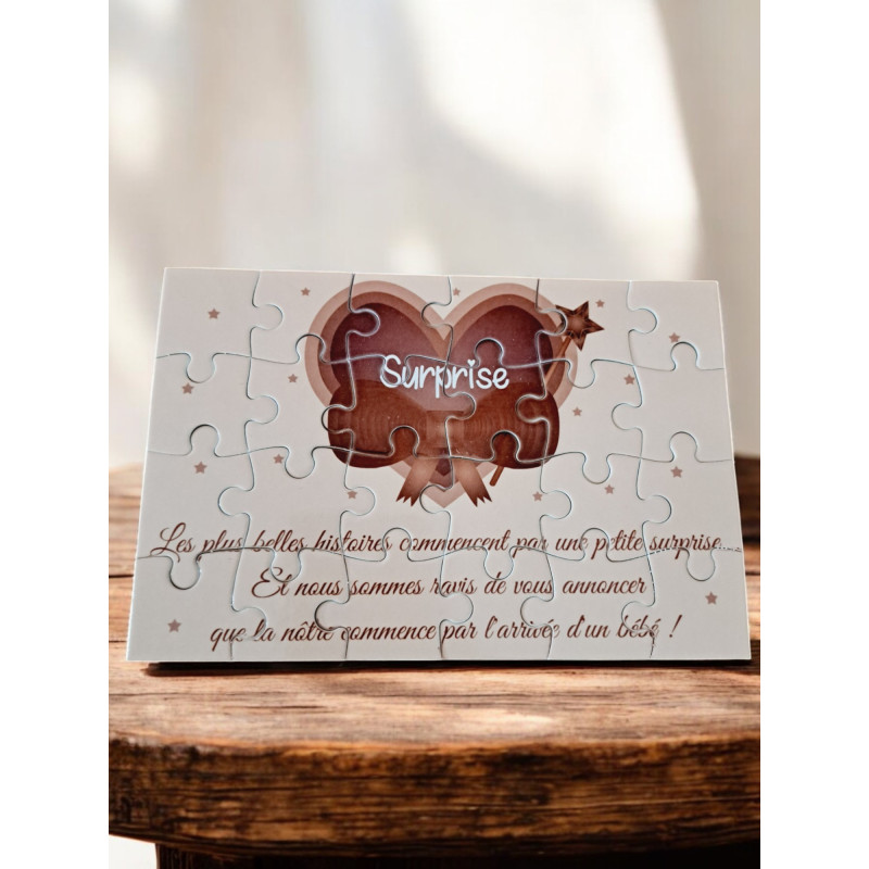 Annonce Grossesse - Puzzle
