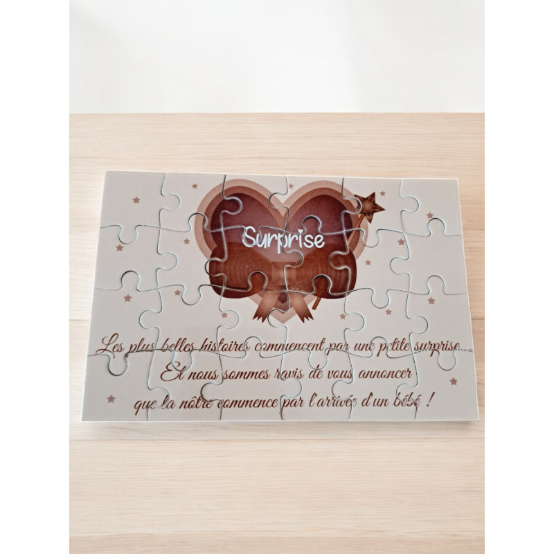 Annonce Grossesse - Puzzle