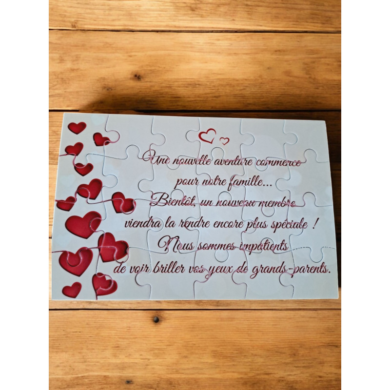 Annonce Grossesse - Puzzle
