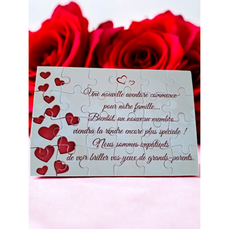 Annonce Grossesse - Puzzle