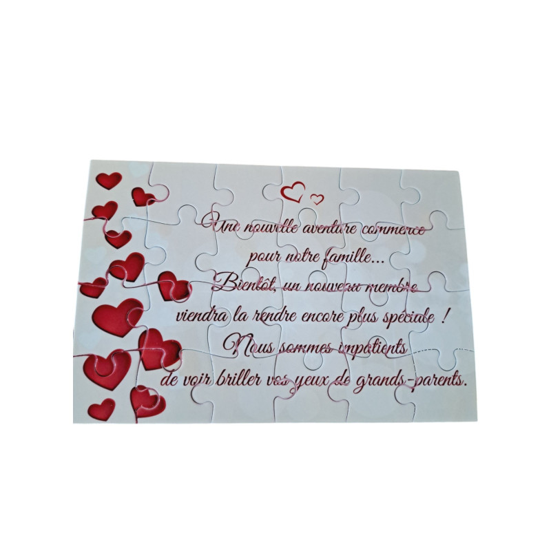 Annonce Grossesse - Puzzle