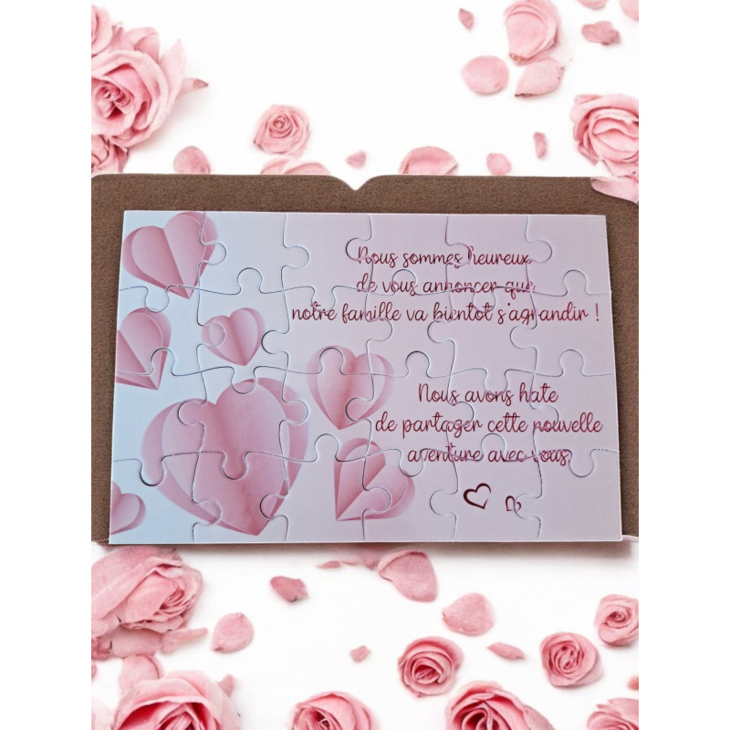 Annonce Grossesse - Puzzle