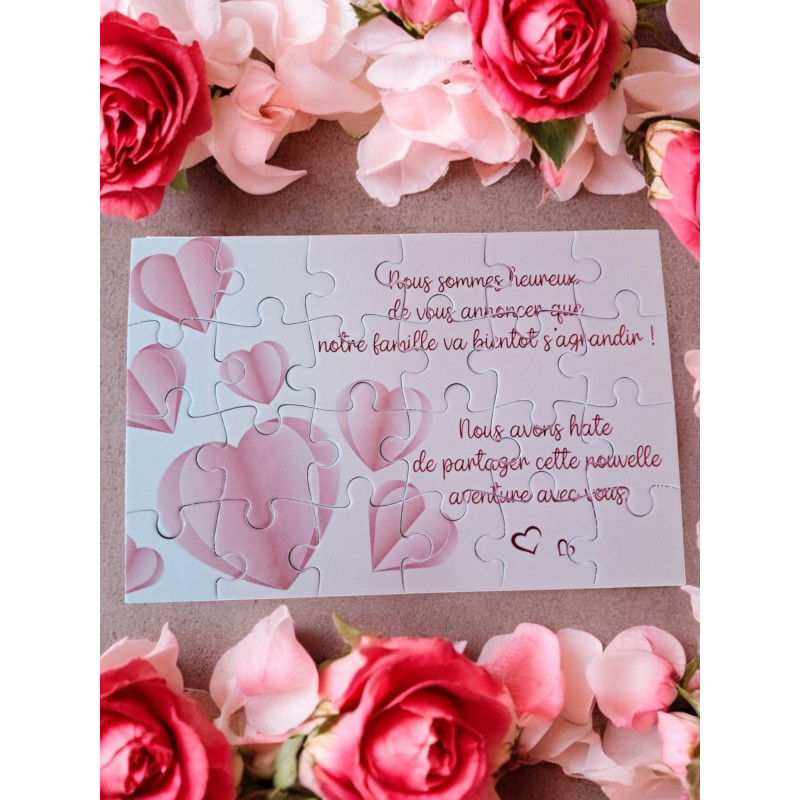 Annonce Grossesse - Puzzle