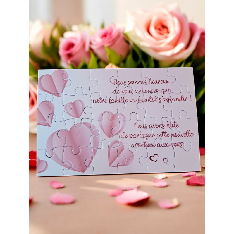 Annonce Grossesse - Puzzle