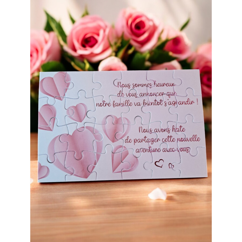 Annonce Grossesse - Puzzle
