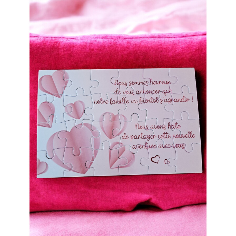 Annonce Grossesse - Puzzle