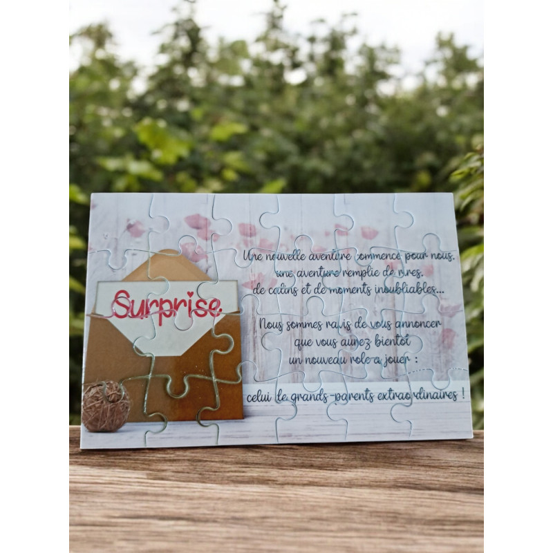 Annonce Grossesse - Puzzle