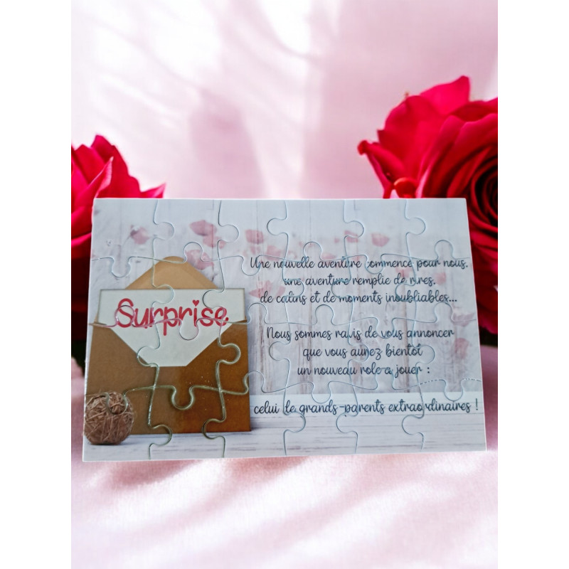Annonce Grossesse - Puzzle