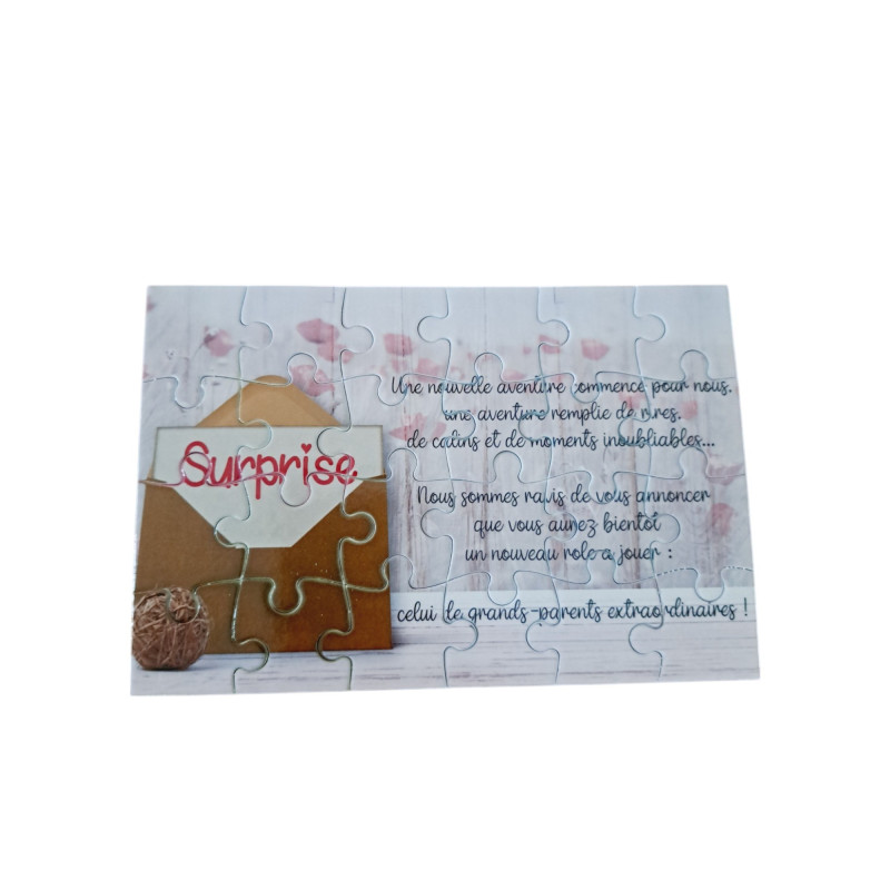 Annonce Grossesse - Puzzle