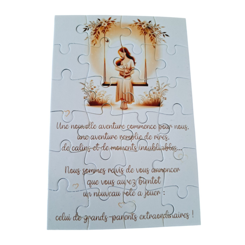 Annonce Grossesse - Puzzle