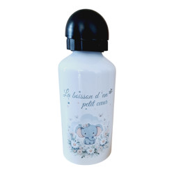 Eléphant - Gourde Enfant Personnalisée