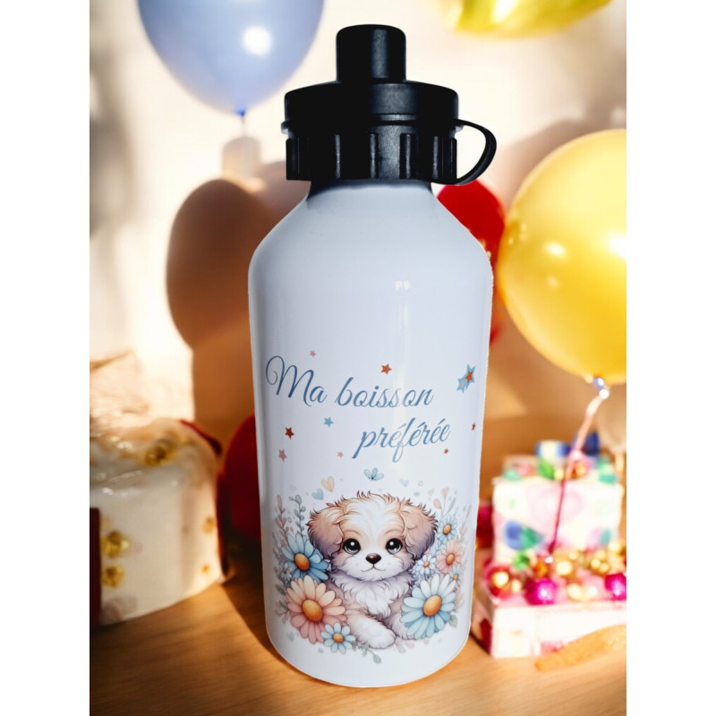 Chien - Gourde Enfant Personnalisée