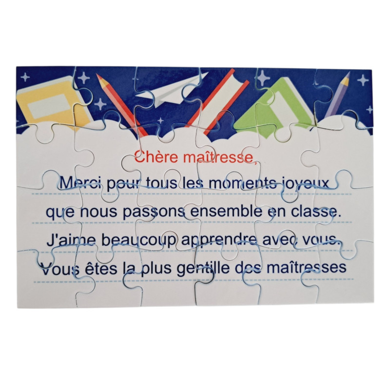 Merci Maîtresse - Puzzle