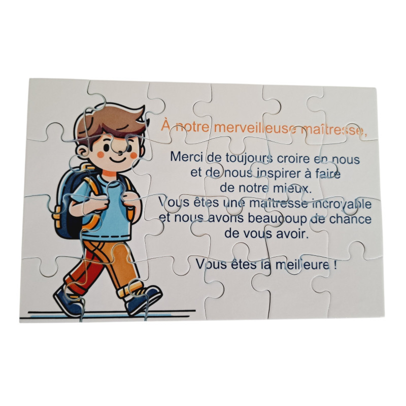 Merci Maîtresse - Puzzle