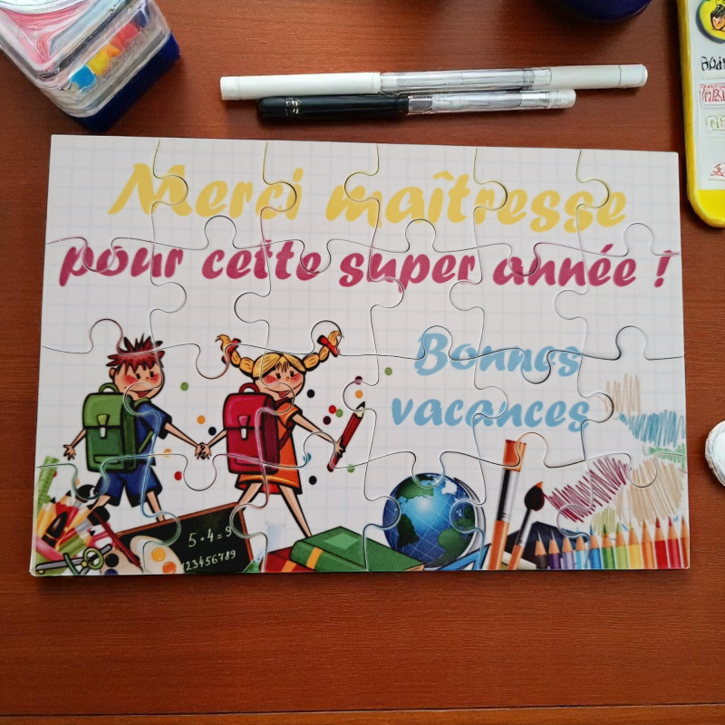 Merci maîtresse - Puzzle