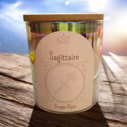 Bougie bijou astrologique sagittaire infinity candles drome