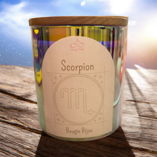 Bougie bijou astrologique Scorpion