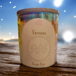 Bougie bijou astrologique Verseau
