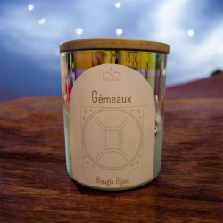 Bougie bijou astrologique Gémeaux