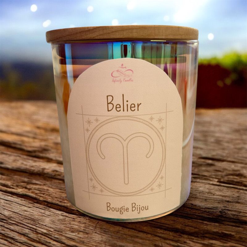 Bougie bijou astrologique Bélier