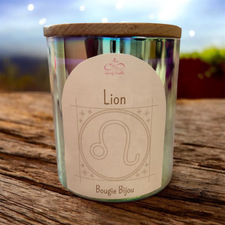 Bougie bijou astrologique Lion