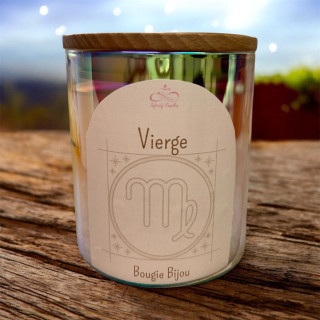 Bougie bijou astrologique Vierge