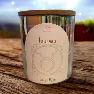 Bougie bijou astrologique Taureau