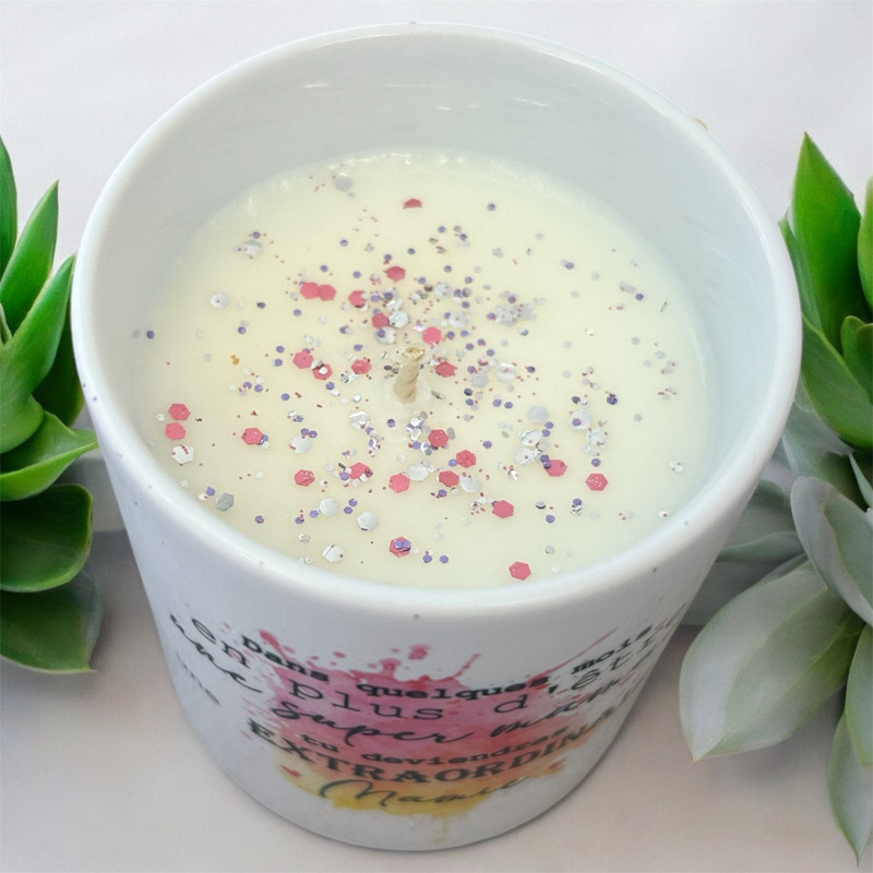 Bougie Annonce parfum Fleur d'Abricotier
