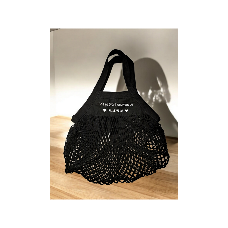 "Les petites courses de mamie" - Sac filet
