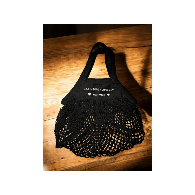"Les petites courses de mamie" - Sac filet