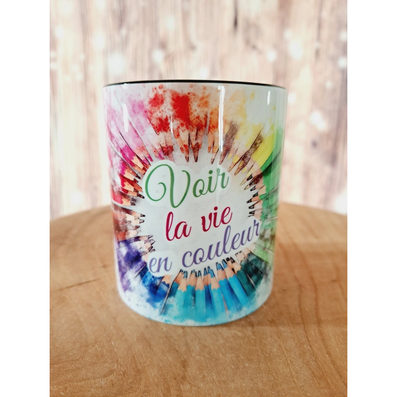Pot à crayons en céramique