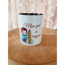 Pot à crayons en céramique