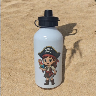 Pirate fille - Gourde Enfant Personnalisée