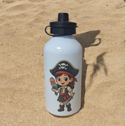 Pirate fille - Gourde Enfant Personnalisée