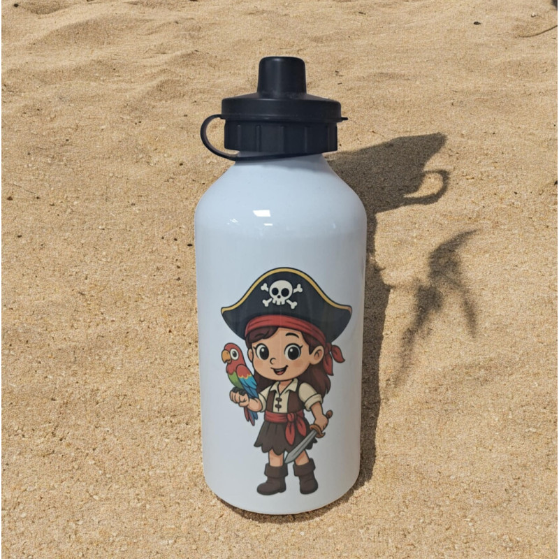 Pirate fille - Gourde Enfant Personnalisée