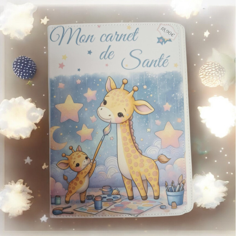 Girafe - Protège Carnet de santé