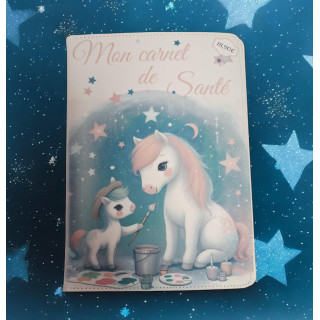 Licorne - Protège Carnet de santé